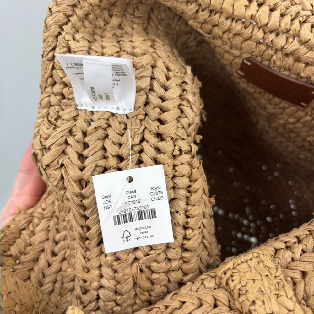 J.Crew Malta handwoven straw tote - Picture 3 of 5